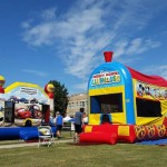 Pixar Cars Bounce House with Lightning McQueen and Mater the Tow Truck and Disney's Mickey Mouse Club House bounce jump houses