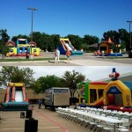 friendly clowns bounce house