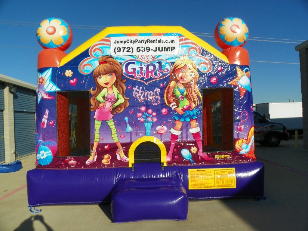 it's a girl thing bounce house