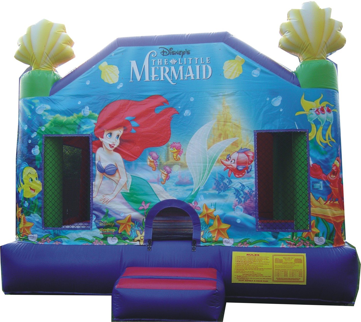 Little Mermaid bounce house