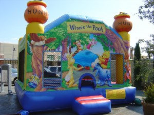 Winnie the Pooh bounce house
