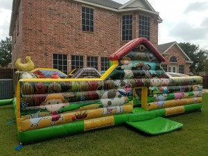 little-farm-baby-inflatable-rental-sideview