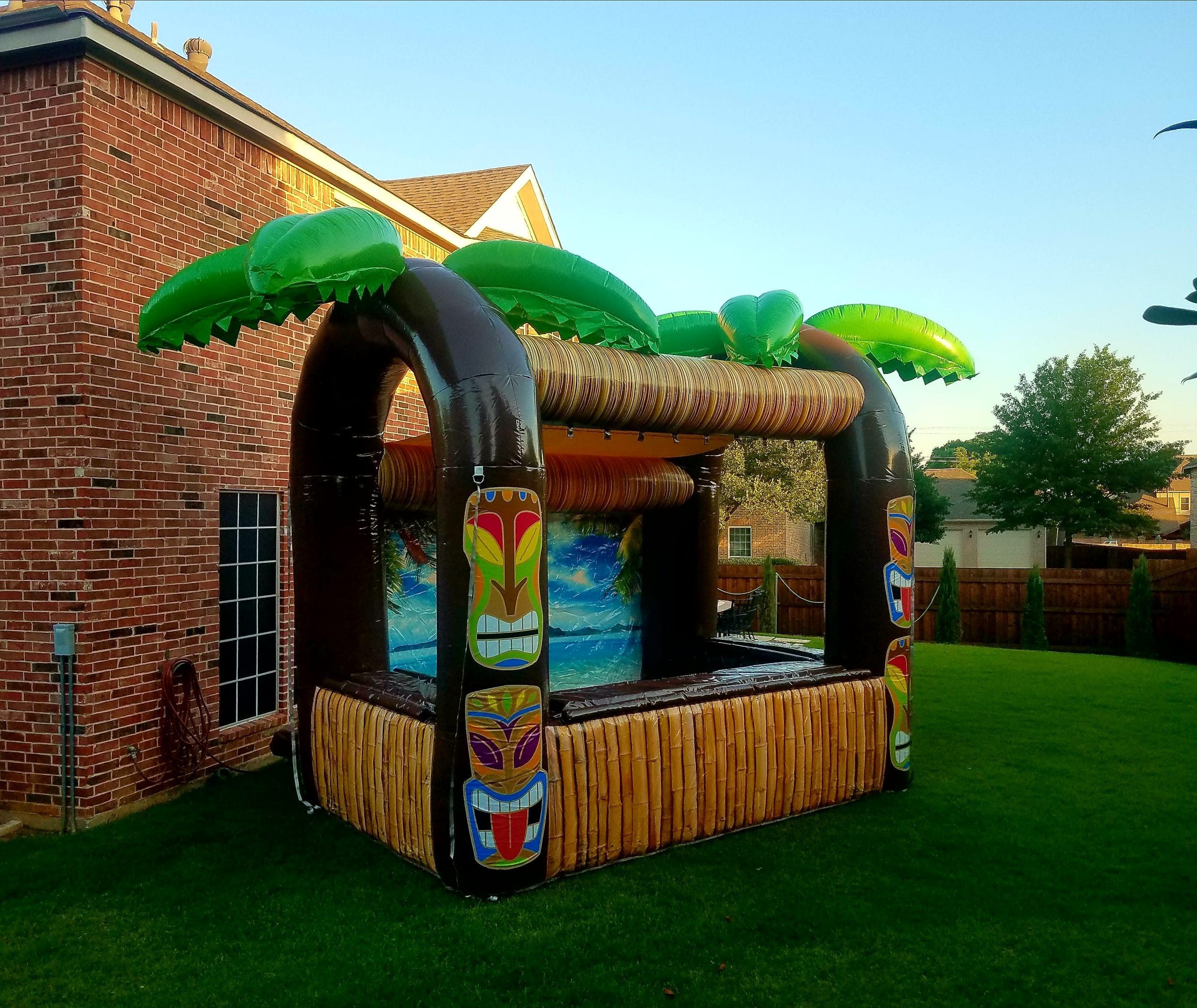 inflatable tiki bar