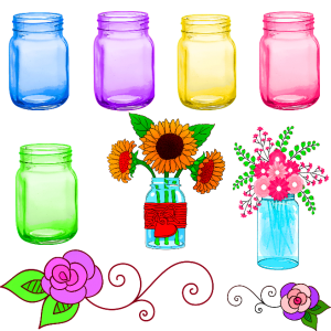 colorful-jars