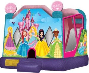 little princess bounce house combo rental