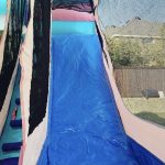 Little princess bounce house rental combo with slide view inside