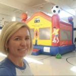 sports arena bounce house indoors