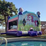 unicorn bounce house combo rental