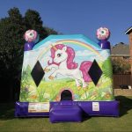unicorn bounce house combo rental