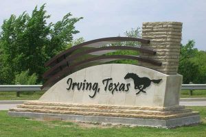 irving texas sign